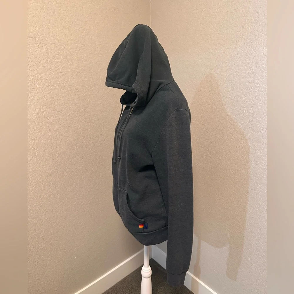 Aviator Nation Bolt Hoodie in Charcoal (Medium) - Picture 6 of 14